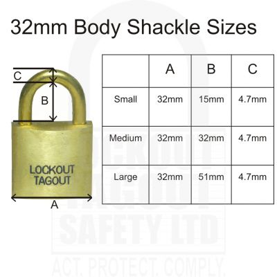 Brass Padlock Small Body #3